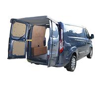 UK Custom Covers BDC514GAD38 Housse d'auvent de porte arrière sur mesure pour Ford Transit Custom M Sport à partir de 2013 Gris