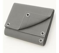 UK Eco Bâche en coton très résistante pour bateau et bûches Gris 1 m x 2 m