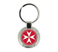 UK Giftshop Sovereign Militaire Ordre de Malte Chrome Porte Clé