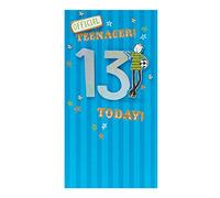 UK Greetings Carte d'anniversaire 13 ans pour lui/ami - Effet 3D