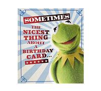 UK Greetings Carte d'anniversaire Disney Les Muppets pour lui/homme/ami | Cadeau d'anniversaire | Lui, garçon, homme | Motif Kermit | Avec enveloppe | 165 x 190 mm