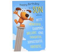 UK Greetings Carte d'anniversaire pour fils - Motif amusant