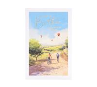 UK Greetings Carte d'anniversaire pour frère, Carte Félicitations, Cartes Anniversaire - Motif cycliste - Gamme Thinking of You