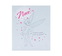 UK Greetings Carte d'anniversaire pour nièce - Carte d'anniversaire Disney pour nièce - Carte d'anniversaire Fée Clochette pour nièce - Carte d'anniversaire pour elle, multicolore (683496-0-1)
