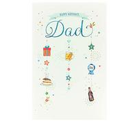 UK Greetings Carte d'anniversaire pour papa | Cadeaux d'anniversaire | Lui, garçon, homme | Motif mignon | Avec enveloppe | 143 x 216 mm