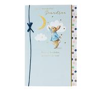 Carte d'anniversaire pour petit-fils avec enveloppe - Joli motif Peter Rabbit bleu