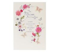 UK Greetings Carte de fête des mères avec enveloppe - Beau design doux