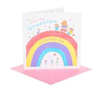 UK Greetings Carte de fête des mères de la part de petits-enfants | Carte pour maman, grand-mère, épouse | Pour elle, fille, femme | Motif Capybara | Avec enveloppe | 18,6 x 18,6 cm