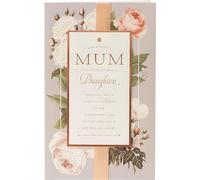UK Greetings Carte de fête des mères de la part d'une fille avec enveloppe - Beau design