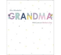 UK Greetings Carte de fête des mères pour grand-mère - Carte de fête des mères - Carte de fête des mères pour grand-mère