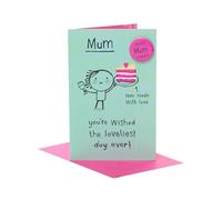 UK Greetings Carte de fête des mères pour maman - Drink And Cake