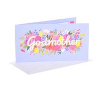 UK Greetings Carte de fête des mères pour marraine | Carte pour maman, grand-mère, épouse | Pour elle, fille, femme | Motif floral | Avec enveloppe | 22,9 x 12,1 cm