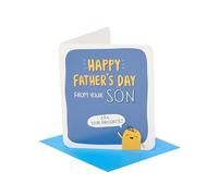 UK Greetings Carte de fête des pères de la part de son fils | Carte pour papa, grand-père, mari | lui, garçon, homme | motif amusant | avec enveloppe | 159 x 184 mm