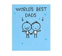 UK Greetings Carte de fête des pères pour papa avec enveloppe - Motif bleu