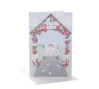 UK Greetings Carte de mariage pour lui/elle/amie - Motif détaillé 149 mm x 229 mm