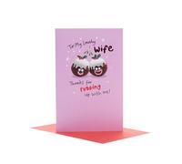 UK Greetings Carte de Noël pour femme - Motif puddings amusants