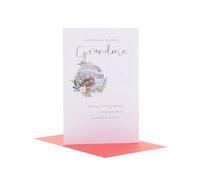 UK Greetings Carte de Noël pour grand-mère - Lapins