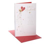 UK Greetings Carte de Noël pour mari - Motif sincère