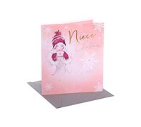 UK Greetings Carte de Noël pour nièce - Carte de Noël pour elle - Carte de Noël « To Niece » - Carte de vœux pour une nièce - Carte de Noël pour une nièce - Carte de