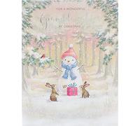 UK Greetings Carte de Noël pour petite-fille - Carte de Noël pour petite-fille - Carte de Noël pour une merveilleuse petite-fille
