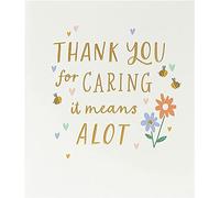 UK Greetings Carte de remerciement pour lui/elle/amie - Motif floral