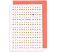 Uk Greetings Carte De Saint-Valentin Motif Coeurs Dorés