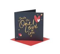 UK Greetings Carte de Saint-Valentin pour Celui que j'aime - Police dorée