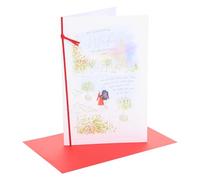 UK Greetings | Carte de Saint-Valentin pour femme | I Love You Presents | Pour elle, filles, femmes | Scène au bord de la rivière Paris avec motif Tour Eiffel | Avec enveloppe | 16,5 x 25,4 cm