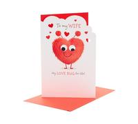 UK Greetings Carte de Saint-Valentin pour femme Motif Sweet Love Bug