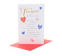 UK Greetings Carte de Saint Valentin pour Fiancé - Loving Design