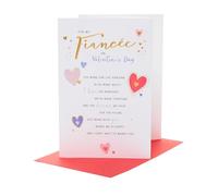 UK Greetings Carte de Saint Valentin pour Fiancée - Heartfelt