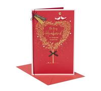 UK Greetings Carte de Saint-Valentin pour mari - Cœur doré arbre