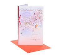 UK Greetings Carte de Saint-Valentin pour mari | I Love You Presents | Lui, garçons, hommes | Joli design scénique | Avec enveloppe | 165 mm x 254 mm