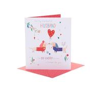 UK Greetings Carte de Saint-Valentin pour mari - Motif chiens adorables