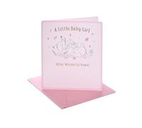 UK Greetings Disney Bambi Carte pour bébé fille Motif Bambi et Thumper