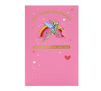 UK Greetings Disney Carte d'anniversaire pour fille avec enveloppe Motif fée clochette