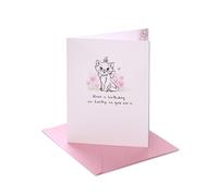 UK Greetings Disney Classics Carte d'anniversaire pour elle/amie Motif Marie