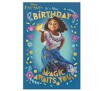 UK Greetings Disney Encanto It's Your Birthday Card - Carte d'anniversaire pour elle - Carte d'anniversaire pour enfants, 745599-0-1, multicolore