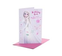 UK Greetings Disney Princess Elsa Carte d'anniversaire pour fille Motif La Reine des neiges