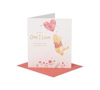 UK Greetings Disney Winnie l'ourson Carte de Saint-Valentin pour Celui que j'aime - Motif ballon