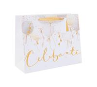 UK Greetings Grand sac cadeau pour lui/elle/ami - pour anniversaires, remerciements et autres événements - Motif ballons festifs