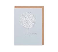 UK Greetings Kindred Carte de condoléances Bleu 157 x 117 mm