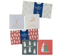 UK Greetings Lot de 20 cartes de Noël pour lui/elle/ami - 4 motifs avec boîtes à souvenirs