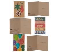 UK Greetings Lot de 24 cartes de Noël pour lui/elle/ami - 3 motifs dorés