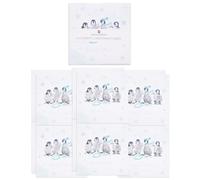 UK Greetings | Lot de 6 cartes de Noël caritatives pour lui/elle/ami | Cadeaux de Noël | Motif pingouins | 14,5 x 14,5 cm