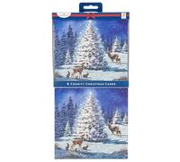 UK Greetings Lot de 8 cartes de Noël caritatives Marie Curie Forest Friends 556974