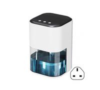 (UK plug, White) Dehumidifiers for Home Portable Quiet Moisture Absorbers for Garage Basement