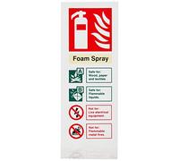 UK Safety Store FI.05N-SA Panneau d'identification incendie en mousse 80 mm x 200 mm - Autocollant