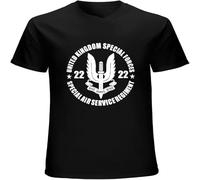 UK SAS Special Air Service Unisex T-Shirts Graphic Print Mens Tee Shirt Black S
