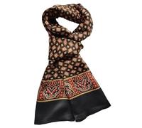 UK_Stone Écharpe pour homme 100 % pure soie vintage motif classique imprimé double couche #13 Taille unique, #13, taille unique